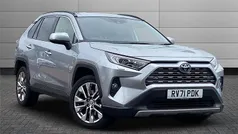Silver Used 2021 Toyota RAV4 Hybrid SUV | £27,195 (Fair price)