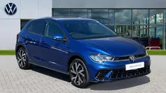 Reef blue metallic Used 2024 VW Polo R-line Hatchback | £22,136 (Fair price)