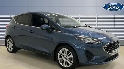 Blue Used 2022 Ford Fiesta Titanium Hatchback | £12,483 (Fair price)