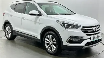 Second-hand Hyundai Santa Fe Premium 200 CP (147 kW) 2018 Alb SUV