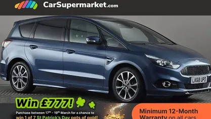 Used Ford S-MAX ST-Line 190 HP (139 kW) 2018 Blue MPV