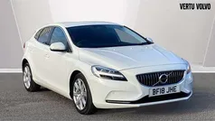 White Used 2018 Volvo V40 Inscription Estate | £13,607 (Fair price)