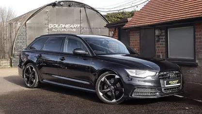 Used Audi A6 Black Edition 177 HP (130 kW) 2013 Blue Estate