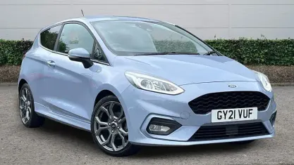 Gebraucht Ford Fiesta ST-Line 125 PS (91 kW) 2021 Blau Kleinwagen