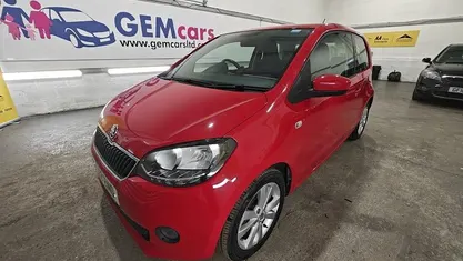 Used Skoda Citigo SE L 60 HP (44 kW) 2016 Red Hatchback
