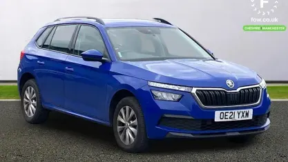 Used Skoda Kamiq 95 HP (69 kW) 2021 Blue SUV