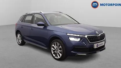 Used Skoda Kamiq SE L 116 HP (85 kW) 2020 Blue SUV