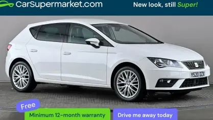 Używany Seat Leon SE Dynamic 116 KM (85 kW) 2020 Biały Hatchback