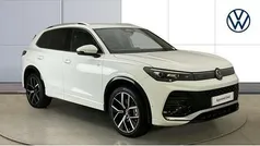 White New 2024 VW Tiguan R-line SUV | £35,114 (Fair price)