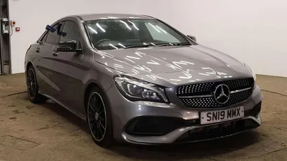 Used Mercedes CLA200 AMG line 156 HP (114 kW) 2019 Grey Coupe