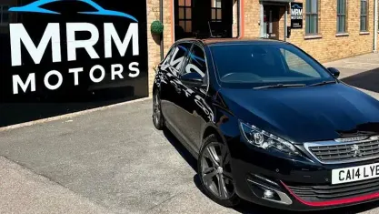 Used Peugeot 308 GT-line 131 HP (96 kW) 2016 Black Hatchback