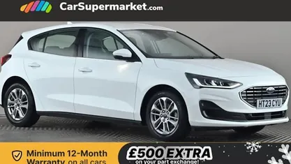 White Used 2023 Ford Focus Titanium Hatchback | £14,597 (Fair price)