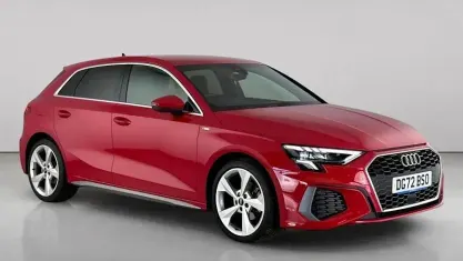 Used Audi A3 Sportback S-Line 110 HP (80 kW) 2022 Red Hatchback