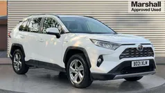 White Used 2021 Toyota RAV4 Hybrid Design SUV | £23,935 (Fair price)