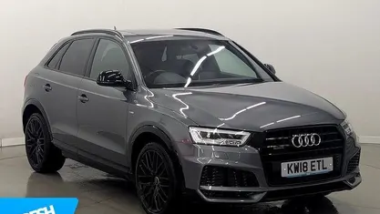 Used Audi Q3 Black Edition 180 HP (132 kW) 2018 Grey SUV