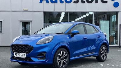 Używany Ford Puma ST-Line 125 KM (91 kW) 2022 Niebieski Hatchback