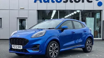 Used Ford Puma ST-Line 125 HP (91 kW) 2022 Blue Hatchback