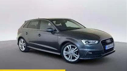 Used Audi A3 Sportback S-Line 125 HP (91 kW) 2014 Grey Hatchback