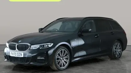 Used BMW 330e M Sport 292 HP (214 kW) 2021 Black Estate
