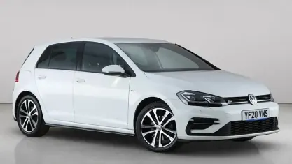 Used VW Golf VII R-line Edition 150 HP (110 kW) 2020 White Hatchback