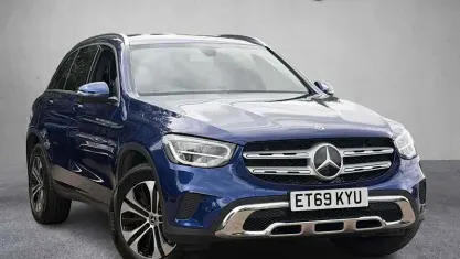 Used Mercedes GLC220 194 HP (142 kW) 2019 Blue SUV