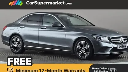 Used Mercedes C200 Premium Plus 184 HP (135 kW) 2019 Grey Sedan