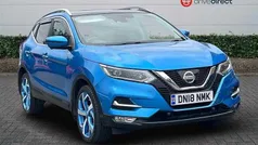 Blue Used 2017 Nissan Qashqai Tekna SUV | £10,469 (Fair price)