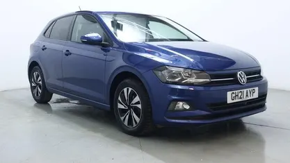 Used VW Polo Match 95 HP (69 kW) 2021 Blue Hatchback