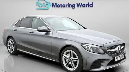 Used Mercedes C300 AMG line 245 HP (180 kW) 2019 Grey Sedan
