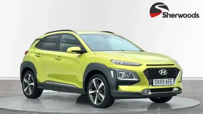 Used Hyundai Kona Premium 120 HP (88 kW) 2019 Yellow SUV