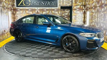 Used BMW 530e M Sport 292 HP (214 kW) 2021 Blue Sedan