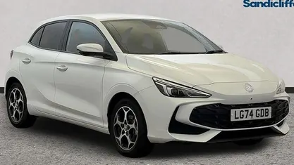 Solid arctic white Used 2024 MG MG3 Trophy Hatchback | £14,400 (Fair price)