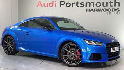 Used Audi TTS Black Edition 310 HP (228 kW) 2017 Blue Coupe