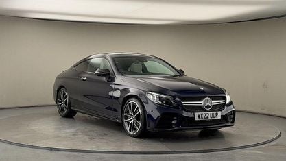 Usado Mercedes C43 AMG Premium Plus 390 CV (286 kW) 2021 Azul Coupe