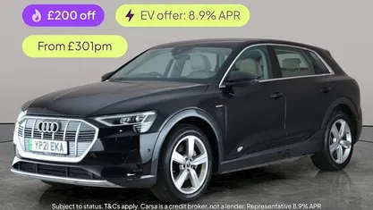 Black Used 2021 Audi e-tron Design SUV | £17,729 (Super price)
