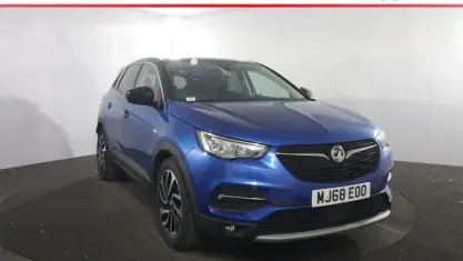 Used Vauxhall Grandland X Elite 131 HP (96 kW) 2018 Blue SUV
