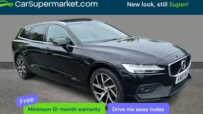 Used Volvo V60 Momentum 190 HP (139 kW) 2019 Black Estate