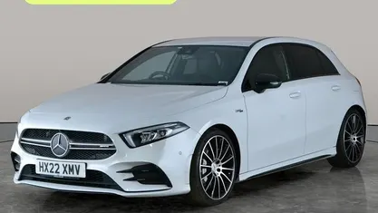 Used Mercedes A35 AMG Executive 306 HP (225 kW) 2022 White Hatchback