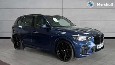 Phytonic blue metallic paint Used 2022 BMW X5 M Sport SUV | £47,990 (Fair price)