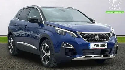 Used Peugeot 3008 GT-line 131 HP (96 kW) 2018 Blue SUV