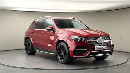 Used Mercedes GLE350 AMG line 272 HP (200 kW) 2020 Manufaktur hyacinth red  metallic finish SUV