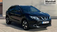 Black Used 2017 Nissan Qashqai N-Vision SUV | £10,641 (Fair price)