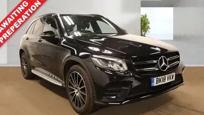 Used Mercedes GLC220 AMG line 170 HP (125 kW) 2018 Black SUV
