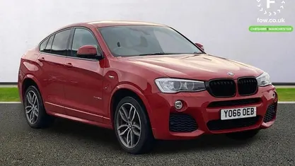 Used BMW X4 M Sport 190 HP (139 kW) 2016 Red SUV