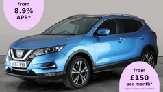 Blue Used 2017 Nissan Qashqai N-Connecta SUV | £9,495 (Fair price)