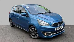 Blue Used 2017 Mitsubishi Mirage Hatchback | £5,980 (Fair price)