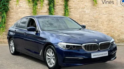 Used BMW 520 Sport Line 190 HP (139 kW) 2019 Blue Sedan