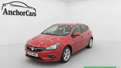 Used Vauxhall Astra SRi 145 HP (106 kW) 2021 Red Hatchback