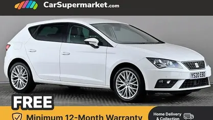 Used Seat Leon SE Dynamic 116 HP (85 kW) 2020 White Hatchback