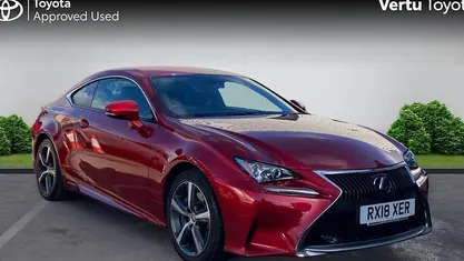 Used Lexus RC300h Luxury Line 223 HP (164 kW) 2018 Red Coupe